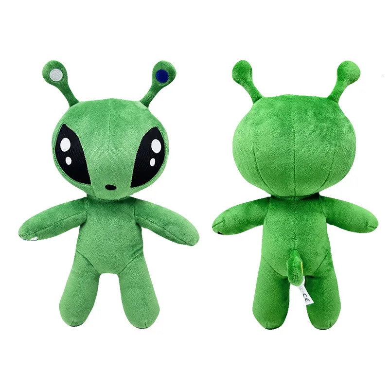 30cm Green Alien Plush Toy Anime Tentacled Horn Alien Monsters Horror Doll Boys Girls Soft Toys Stuffed Throw Pillow kids gifts 250222
