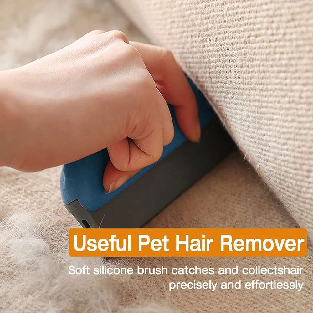 Remover Portable Silicone Double Side Hair Sweater Cleaner Wool Coat Grooming Brush Tool Pet Products