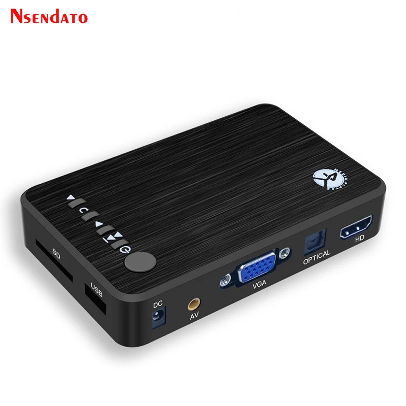 4K Ultra HD Media Player For Car TV SD RMVB MP3 USB External HDD U Disk MultiMedia Box With VGA MKV H265 250108