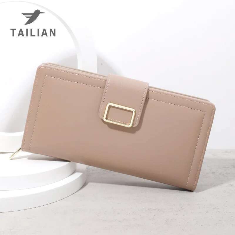 Capacity Lady's Card Holder Women's Wallet PU Leather Multi-Card Position Coin Purse Fashion Design Horizontal Square Female Bag