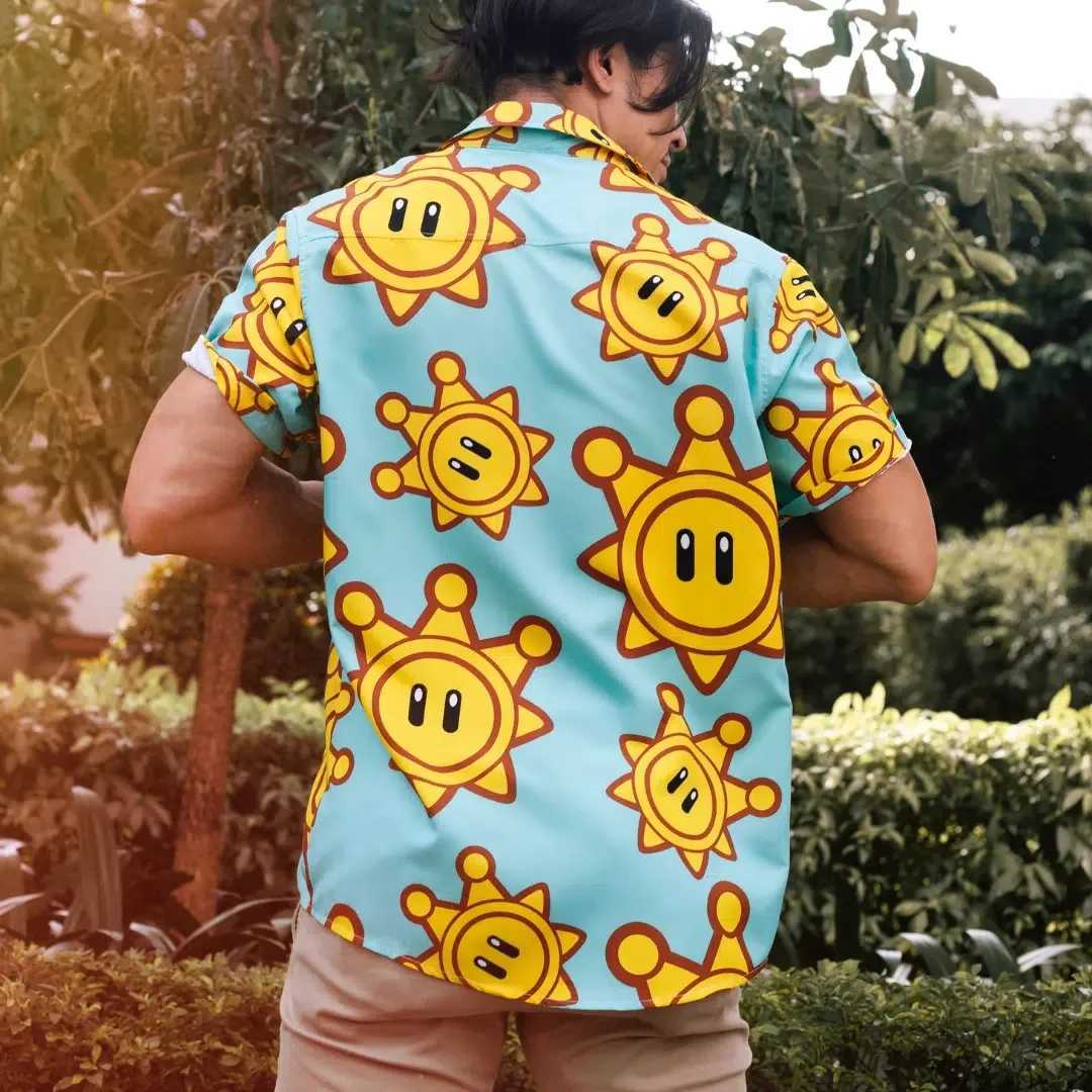 Vegeta Badman Pink Dragon Ball Z ButtonUp Hawaiian ShirtT250222