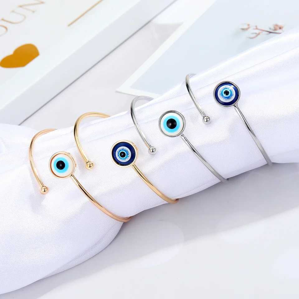Boho Evil Eye Handmade Bracelet Trkiye Lucky Blue Eye Fashion Bracelet Couple Adjustable Wrist Jewelry Gift W250221