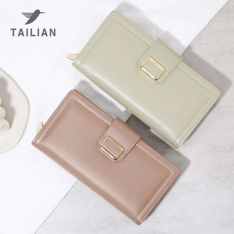 Capacity Lady's Card Holder Women's Wallet PU Leather Multi-Card Position Coin Purse Fashion Design Horizontal Square Female Bag
