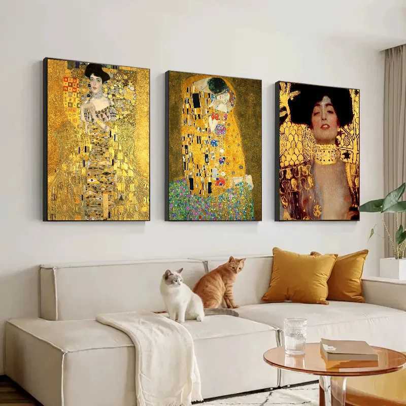 ic Gustav Klimt Abstract Figure Artwork Tree of Life Poster Canvas Painting and Prints Wall Pictures The Decor Gift Y250218