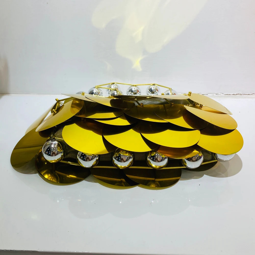 Lady Evening Bags For Women Luxury Designer Handbag And Purse Shiny Sequin Inlaid Weaving Beaded Trim Wrist Clutch Bag 250221