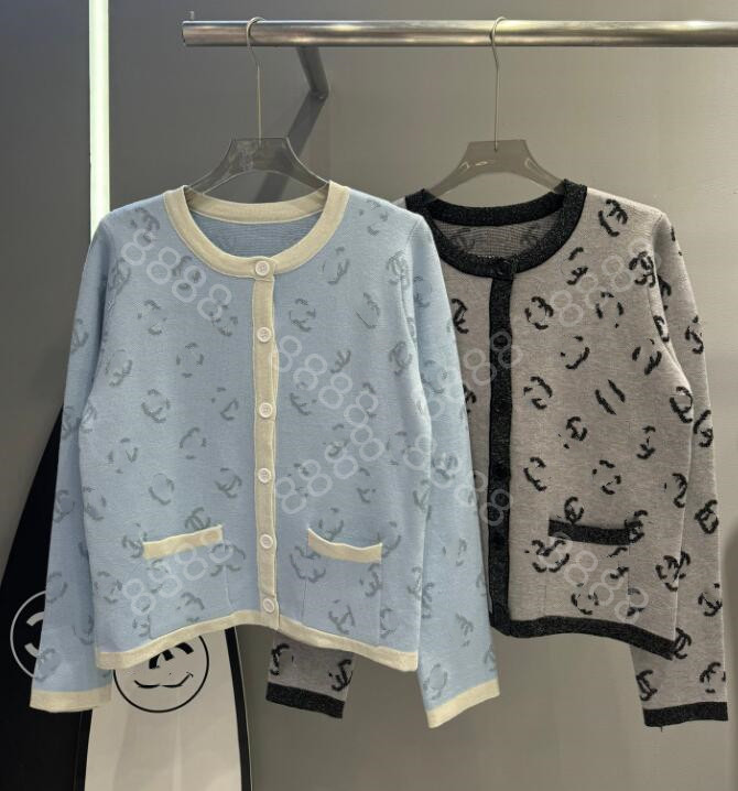 New Women's Sweaters Casual knitwear Women luxury brand CC designer Sweater coats jacket