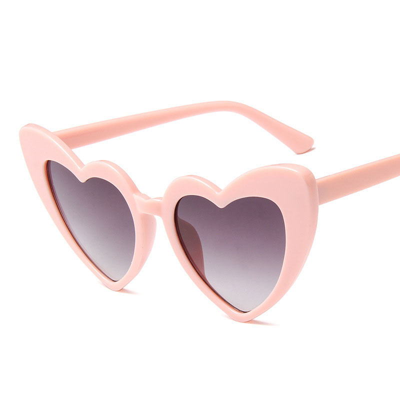 2025 Cross border European and American Style Love Women's Sunglasses Women's Fashion Big Face slimming Sunglasses