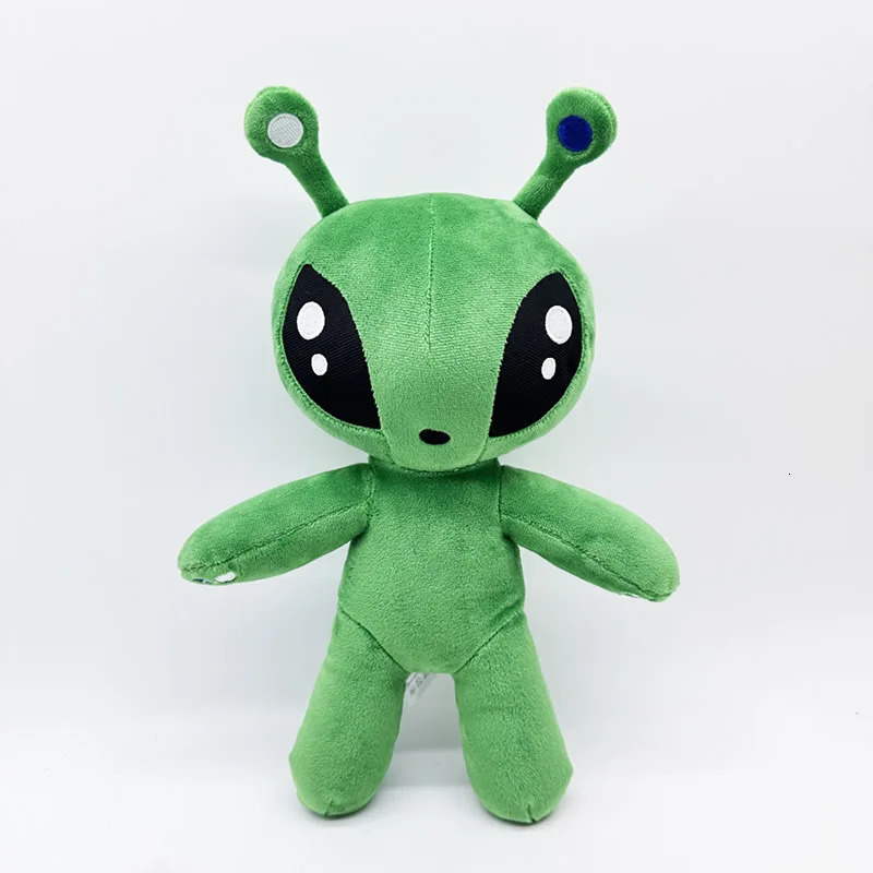 30cm Green Alien Plush Toy Anime Tentacled Horn Alien Monsters Horror Doll Boys Girls Soft Toys Stuffed Throw Pillow kids gifts 250222