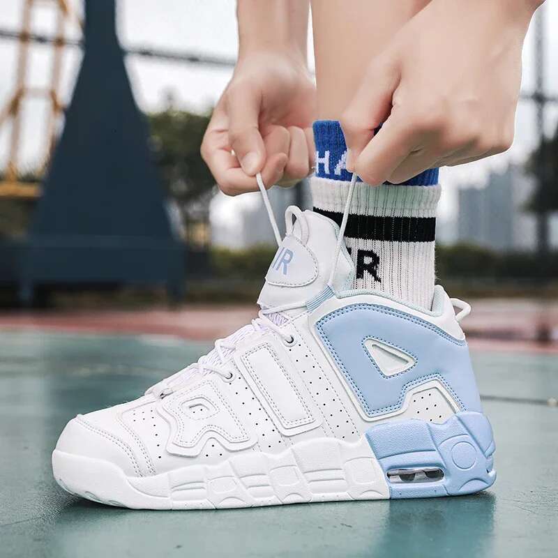 Women Baske tball Fashion Platform Sports Shoes High Top Air Cushioned Casual Sneakers Men atillas De Dep orte