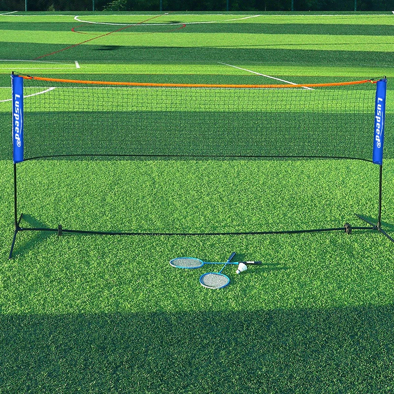 Portable Folding Standard Professional Badminton Net Indoor Outdoor Sports Volleyball Tennis Training Square Nets Mesh 250221
