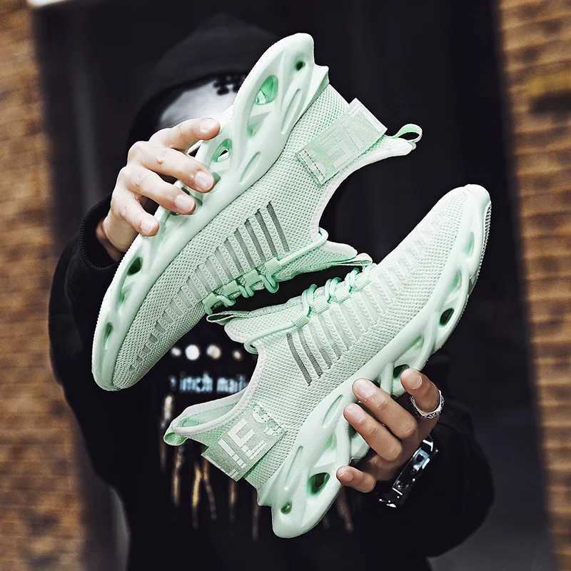 Lightweight Men Casual Breathable Unisex Sneakers Anti-slip Rubber Sole M running Shoes Lace Up Tennis NEW top 37-47 Z250221
