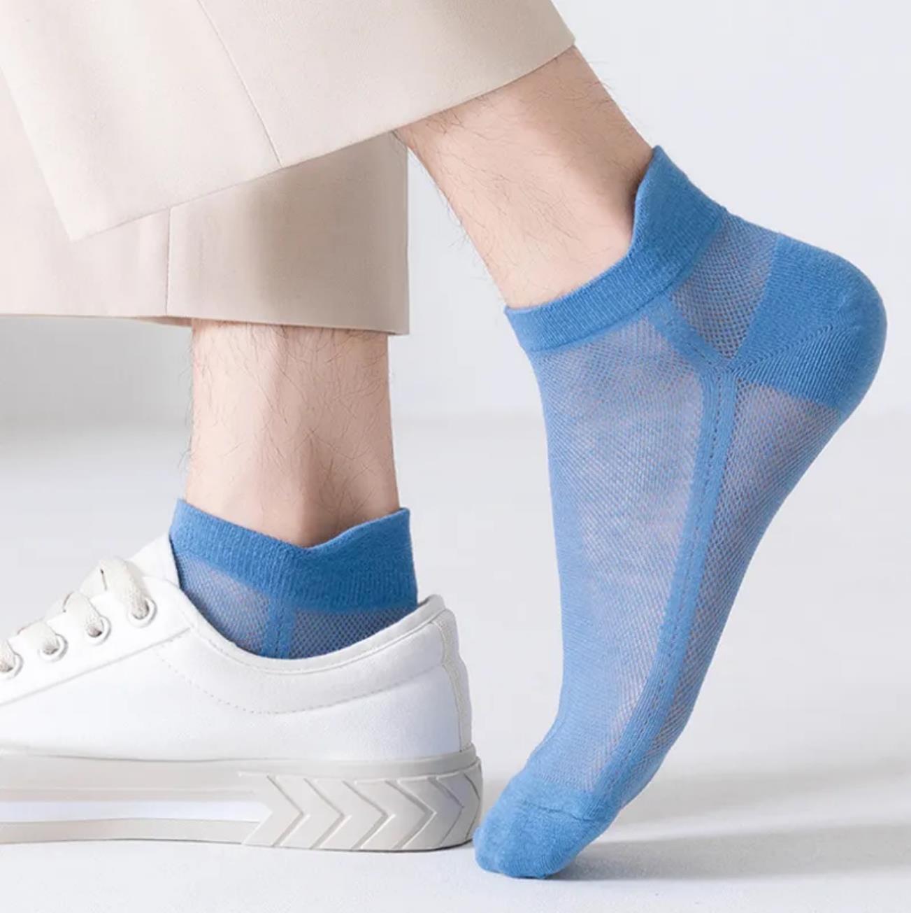 Maryya OC 6001 Womens Athletic Socks Sports Wear Mesh Breathable Short Socks for All Seasons Thin and Sweat Absorbent Fashion Anti Friction