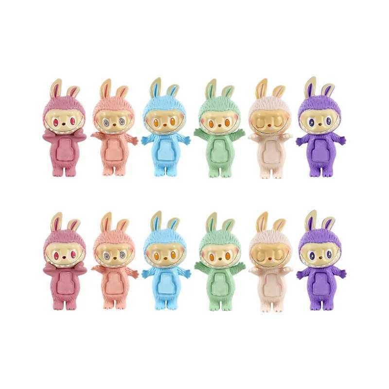 Plush Dolls Labs Hippers Blind Box Figure Action Figurine Doll Collection Pvc Model Toys Wholesale Christmas Children Birthday Gift Toys H250221