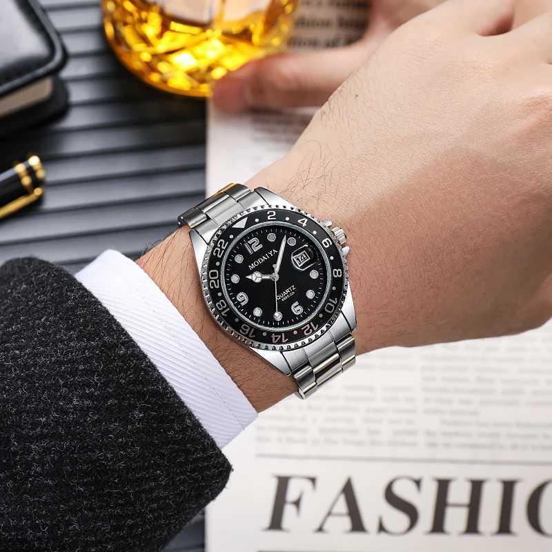 2022 New Arrival Fashion Quartz es Men Luxury Brand Stainl Steel Wrist Watch Luxury Mens Watch Mens Watch W250222