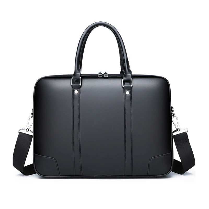 2023 New Fashion Luxury Leather Business Mens Briefcase Male Shoulder Bag Men Messenger Handbag Laptop Computer Designer Bag Z250220