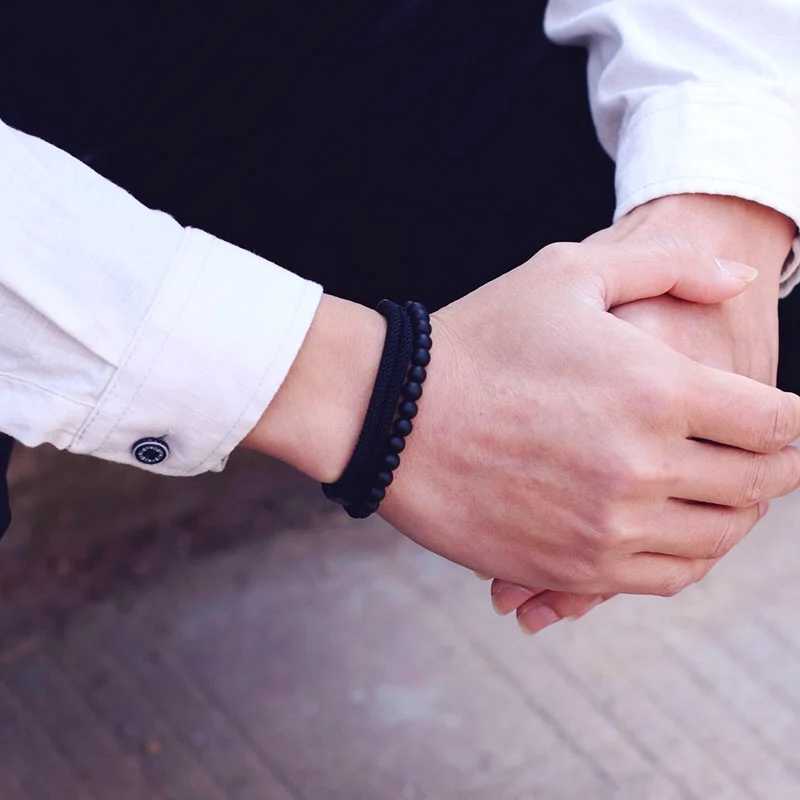 Fashion Mens Bracelet Set 2pcs Sliding Adjustable Lucky Red Thread Bracelet Accessories Men Gifts For Him Bracelet Men Jewelry W250221