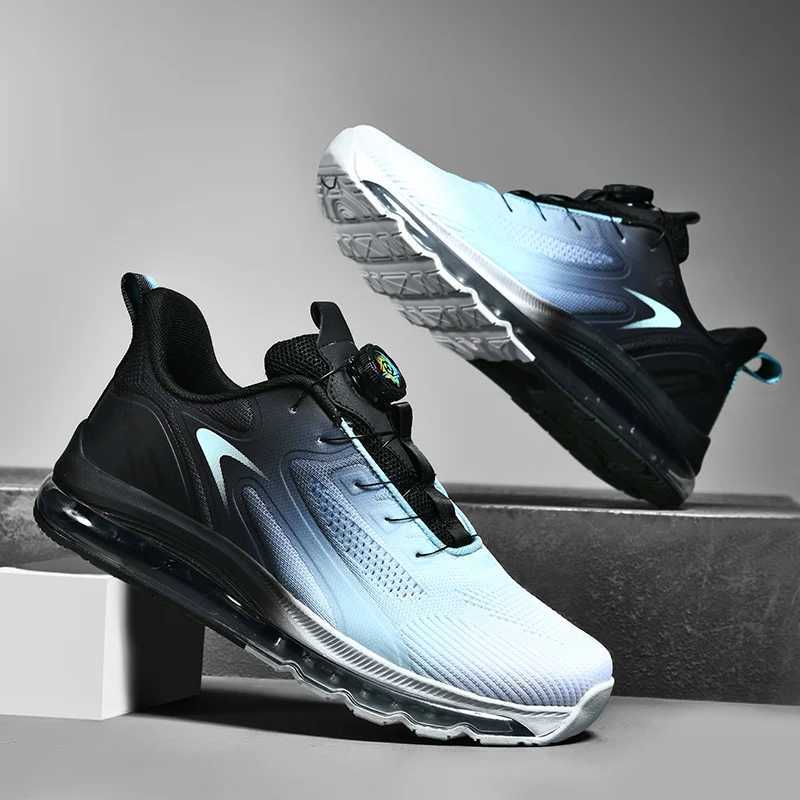 Mens shock-absorbing sports shoes mens anti slip walking shoes lightweight and breathable running shoes sports and fitness Z250403