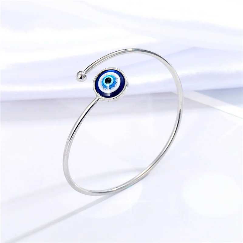 Boho Evil Eye Handmade Bracelet Trkiye Lucky Blue Eye Fashion Bracelet Couple Adjustable Wrist Jewelry Gift W250221