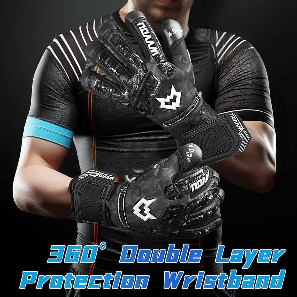 WVVOU Soccer Goalie Gloves for Adults and Youth High Performance Goalkeeper Gloves with 5 Detachab Finger SavesXJ250221