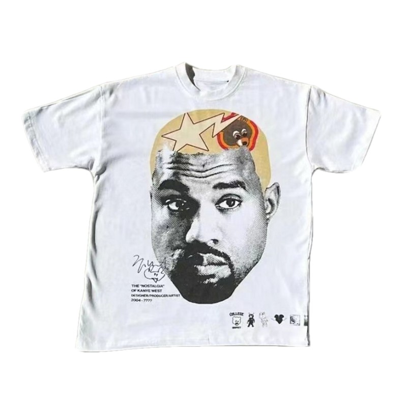 Men's T Shirts Y2K Harajuku Shirt 100% cotton Woman Tees Loose Hip Hop Gothic Graphic Print Oversized Tshirt Punk Short Sleeved Streetwear Casual