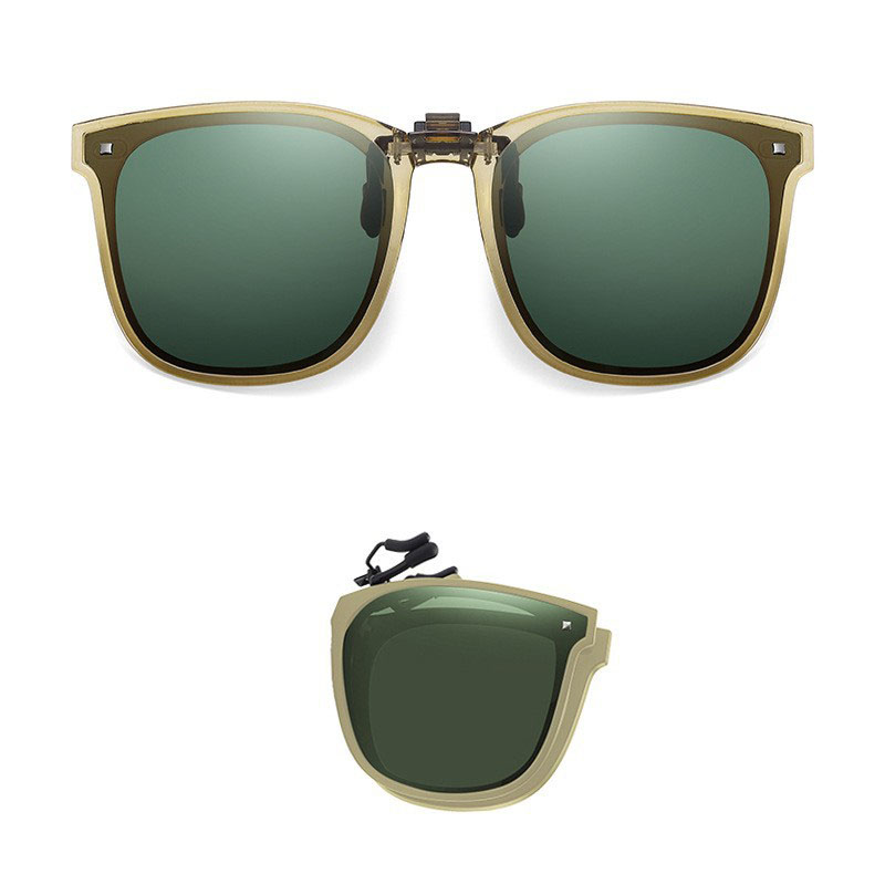 Foldable polarized sunglasses clip anti UV fashionable and lightweight folding sunglasses clip slimming folding clip