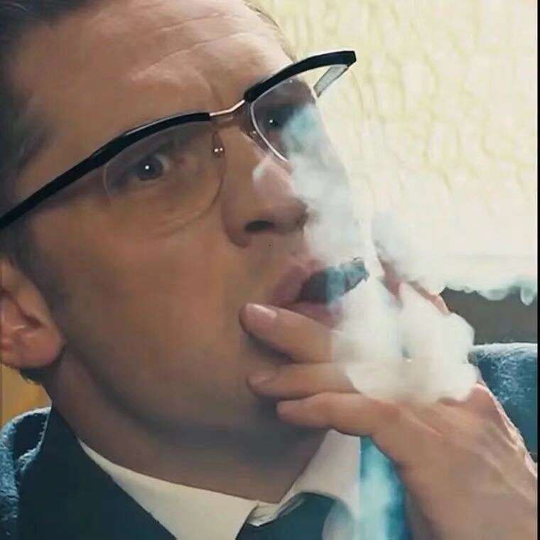 2024 new gangster legend Tom Hardy half frame anti blue light optical glasses internet famous same model