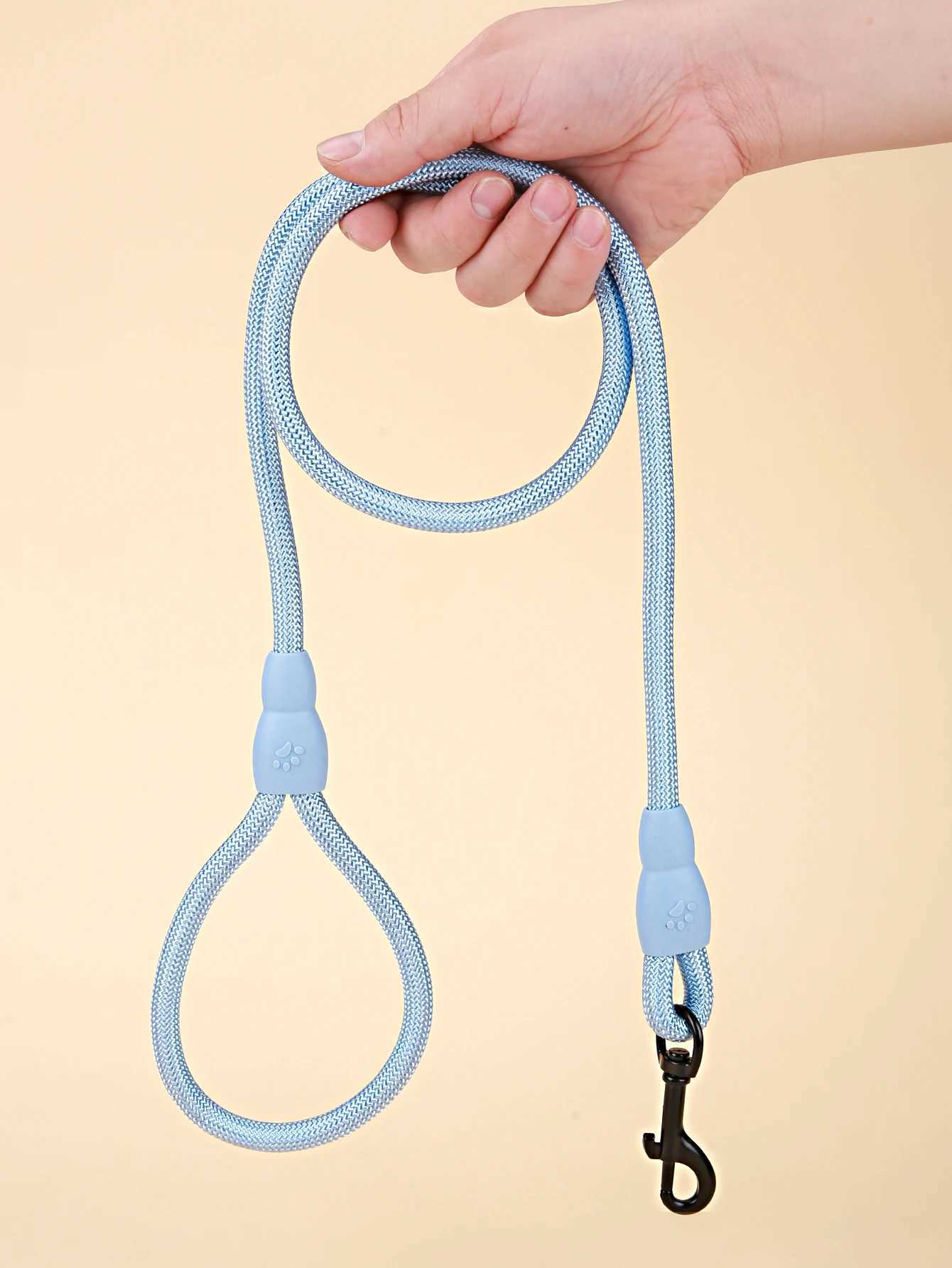 1PC Light Blue Round Rope Anti-Slip Pet Cat and Dog Traction Belt Traction Rope Safety Belt Y250704