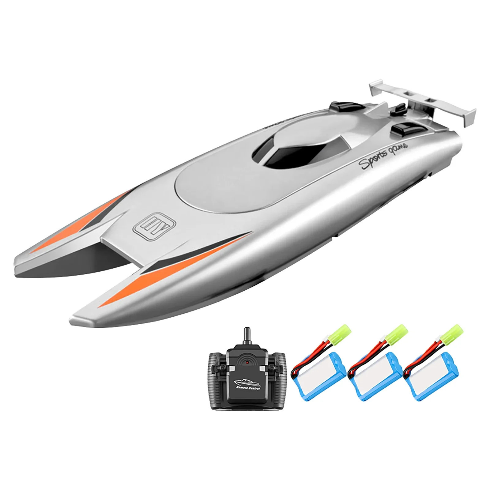 25km/h Dual Motor RC Boat 7.4V Battery 2.4GHz High Speed Remote Control Toys for Children Holiday Party Gift 250221