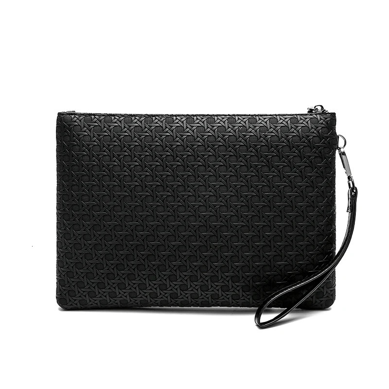Fashion Business Men Day Clutch Phone Bag High Quality PU Leather Money Handbag Casual Male Cardholder Case 250213