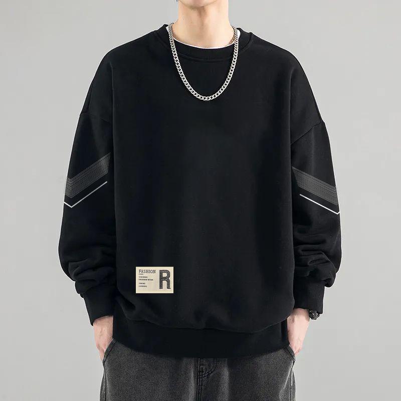 AL02221 Sweatshirt men's spring and autumn 2024 new round neck loose top