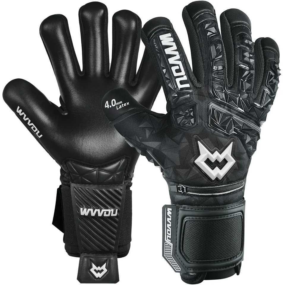 WVVOU Soccer Goalie Gloves for Adults and Youth High Performance Goalkeeper Gloves with 5 Detachab Finger SavesXJ250221