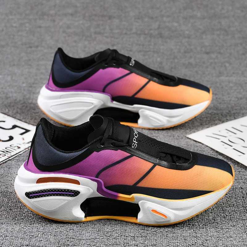Mens Running Shoes Breathable Soft Flat Outdoor Sports Cushioning Running Shoes Mesh Cfortable Casual Sneakers for Men Z250304