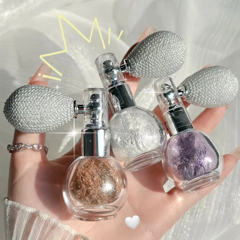 Highlighter Powder Spray Diamond Body Liquid Highlight High Gloss Glitter For Face Body Makeup Shimmer Sparkle Powder Cosmetics 250221