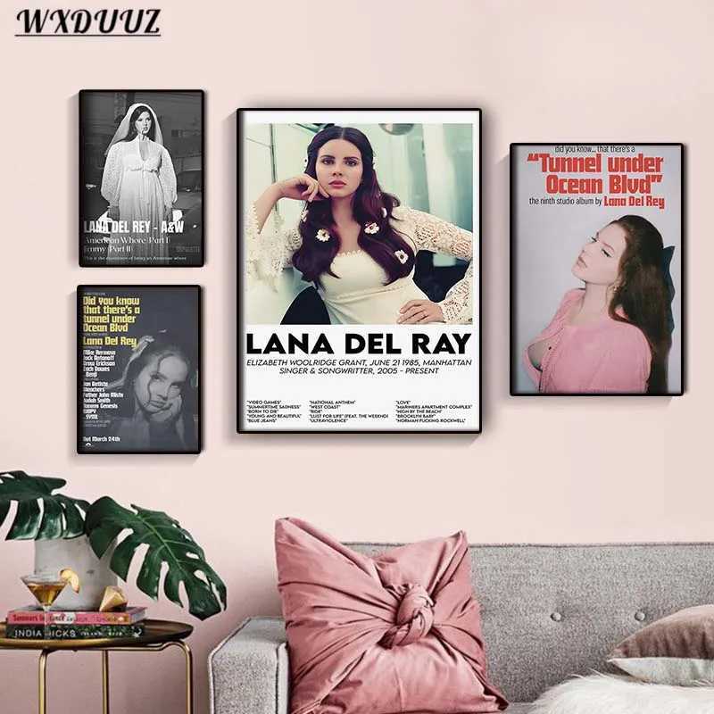 Lizzy Grant Album Poster Aesthetics Born from Death Rap Singer Hip Hop Canvas Wall Art ral Ro Decorative Gifts Y250218