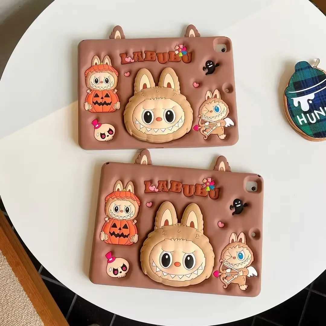 New Arrival Kids Case for iPad Pro 11 10th pro 10.5 9.7 Air 11 5 4 3 2 1 Labubu Cover for 10.2 9th 8th 7th 6th 5th 9.7 mini 7 6 5 4 3 2 1 T250221