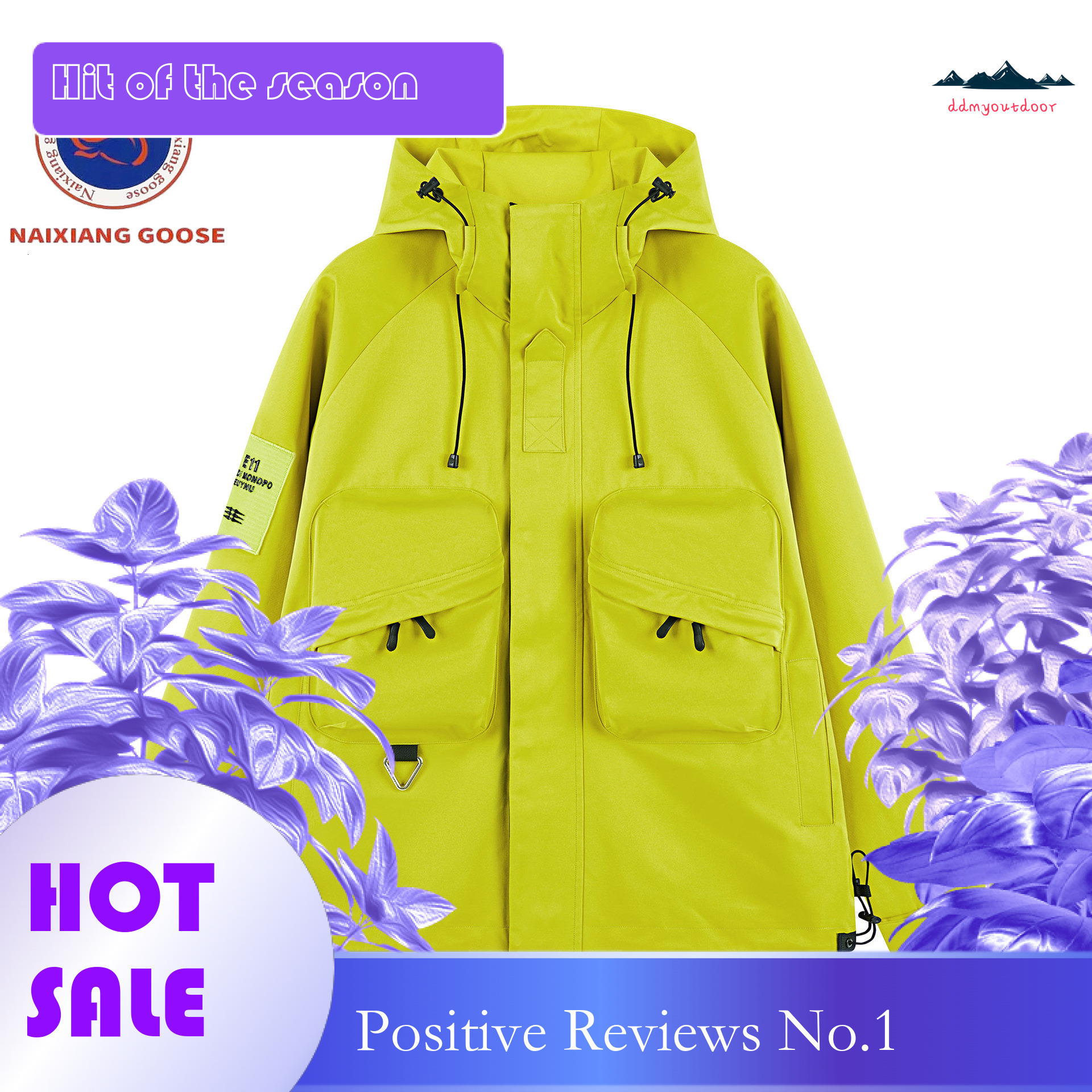 Ddmyoutdoor Tiktok Kwai Online Hot Sales Hooded In Spring Autumn Winter Assault Jackets For Men And Women Jackets