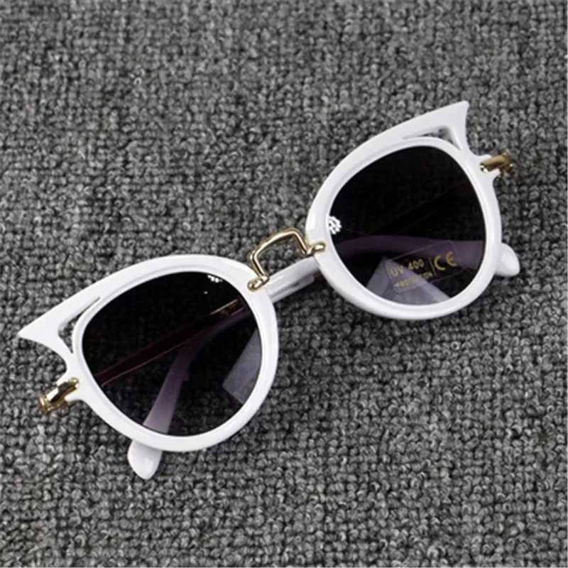 Kids Sunglasses Girls Brand Cat Eye Children Boys UV400 Lens Baby Sun Glasses Cute Eyewear Shades Goggles Fashion Cute Z260305
