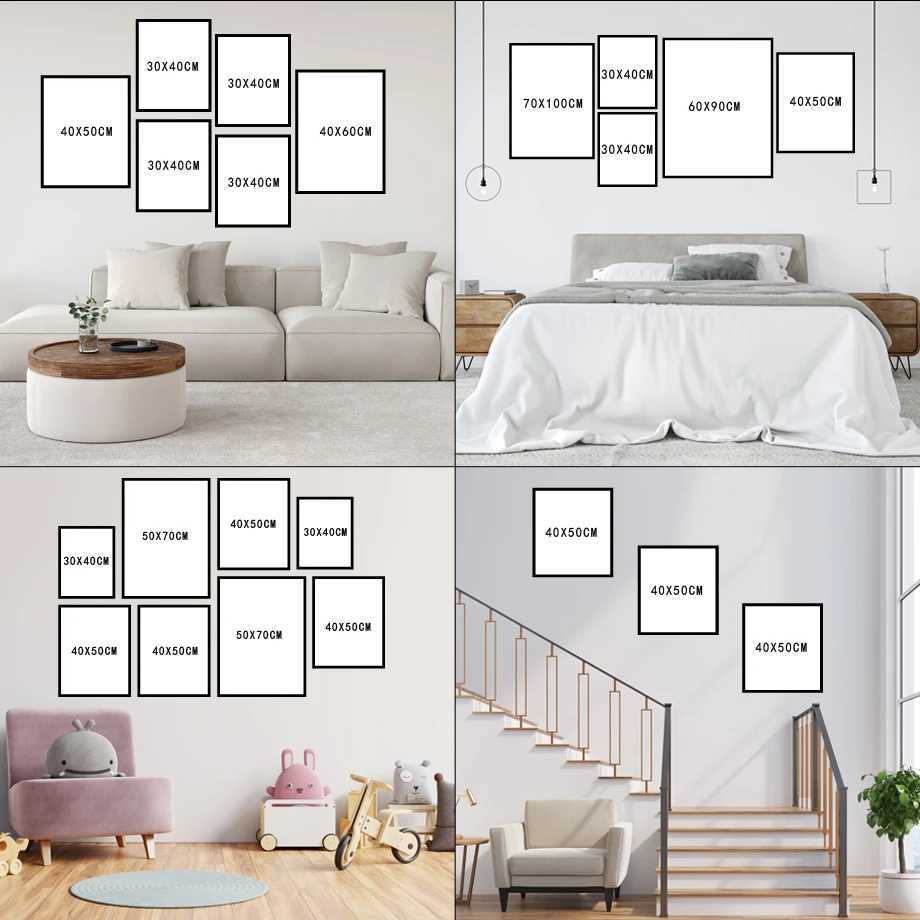 Abstract Henri Matisse Fancy Line Face Coral Leaves Posters and Prints Wall Art Canvas Painting for Interior Pictures Ro Decor Y250218