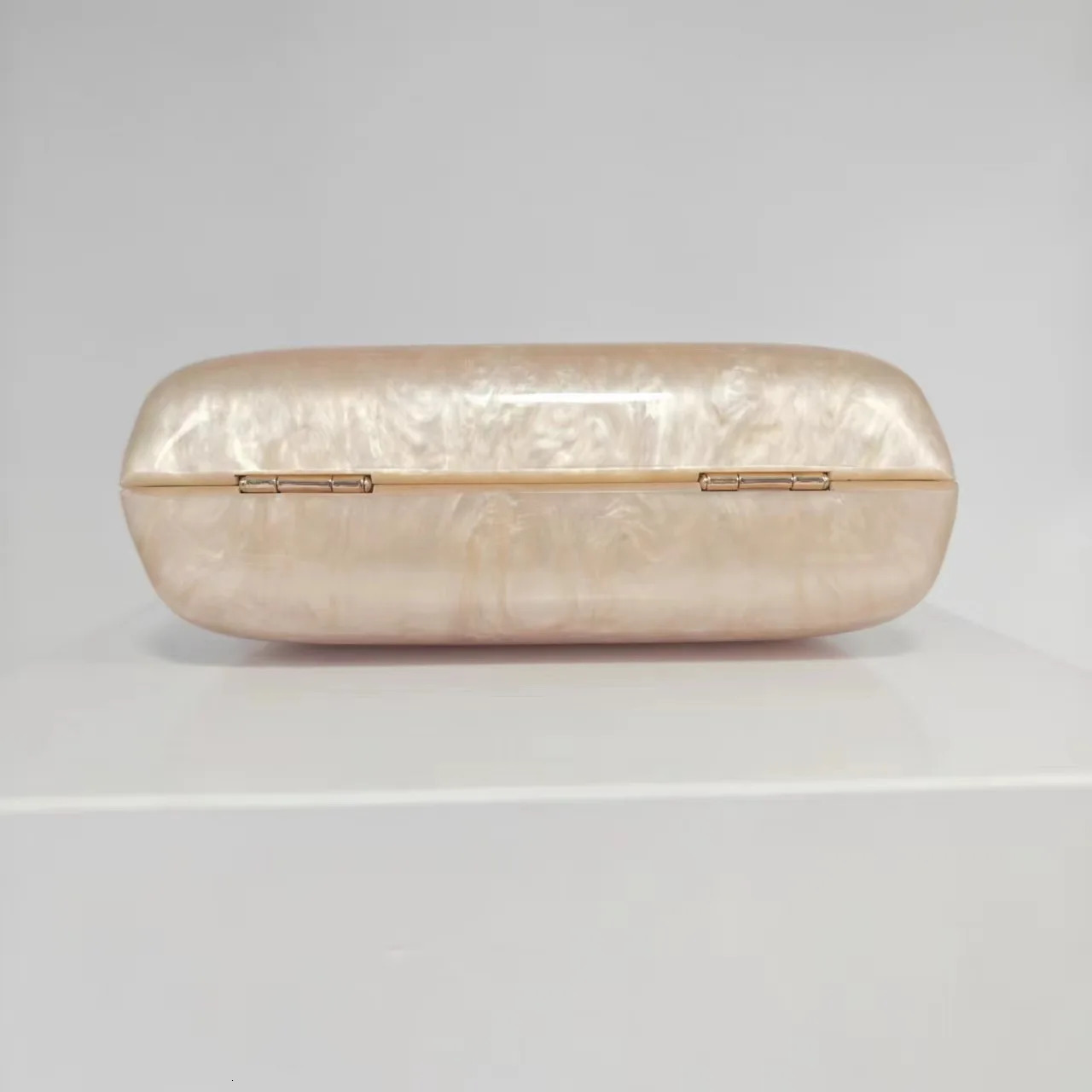 mini Beige Marble Pearl Acrylic Box Purse Evening Purses Lady Stones Female Girl Pro Chain Handbags Chain Tote Gift Bags 250221