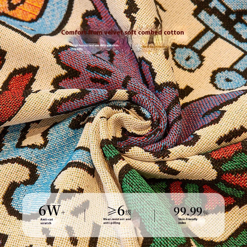 Sofa Cushion Cloth Double Sided Sofa Cover Thick Non-Slip Sofa Cover Full Cover Knee Blanket Cover Cloth Sofa Blanket 250221