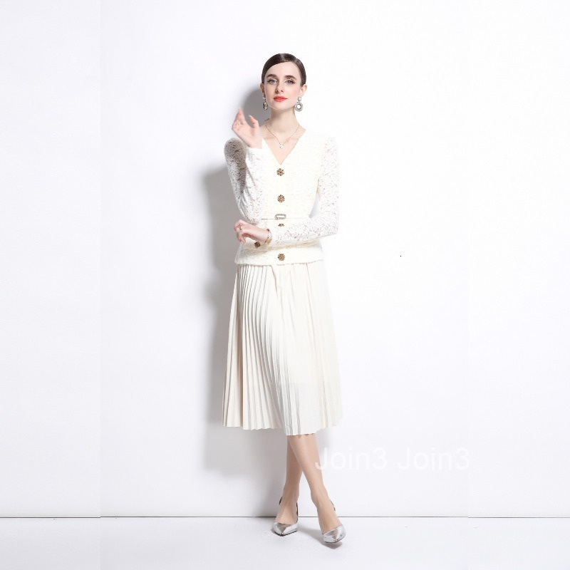 Dress Womens 2025 New Long Collar Long Sleeve Temperament Dress