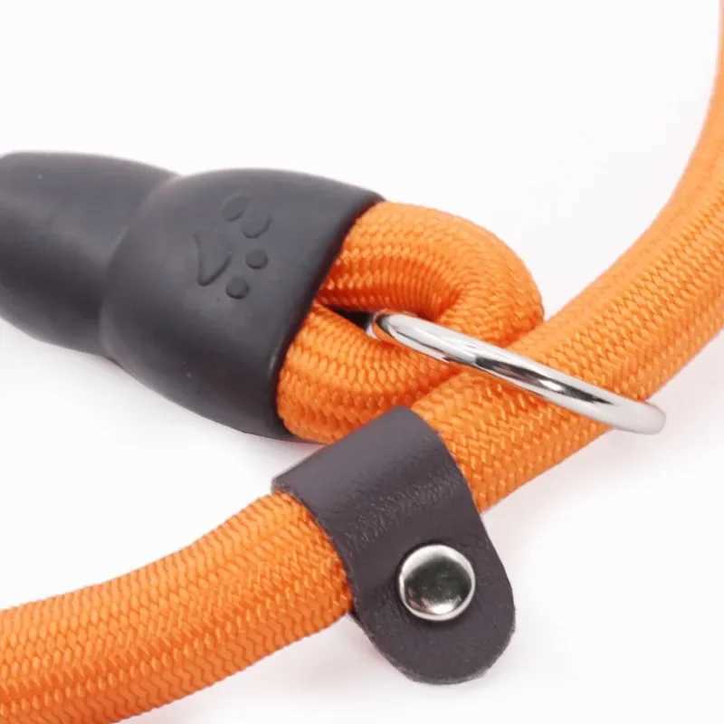 Dog Collar P Chain for Dog Walking Adjustable Dogs Collar P Rope Pet Collars Nylon Dogs Harness Puppy Training Rope Pet Supplies Y250704