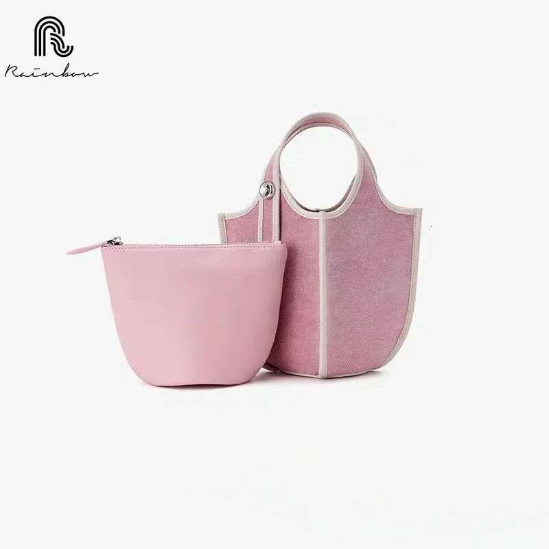 RAINBOW New Niche Fashion Amazing Song Hanging Basket Crossbody Female Casual Handbag Portable One Shoulder Large Women's Bags