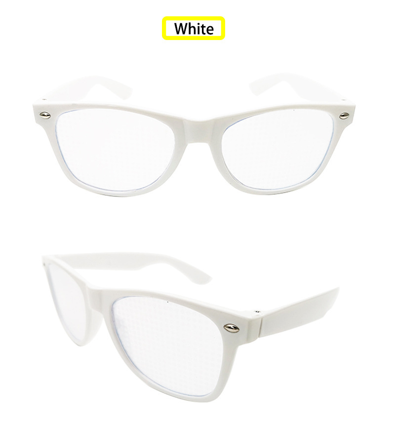 Black tech internet celebrity Valentine's Day gift, love light diffraction special effects glasses, creative fireworks sunglasses