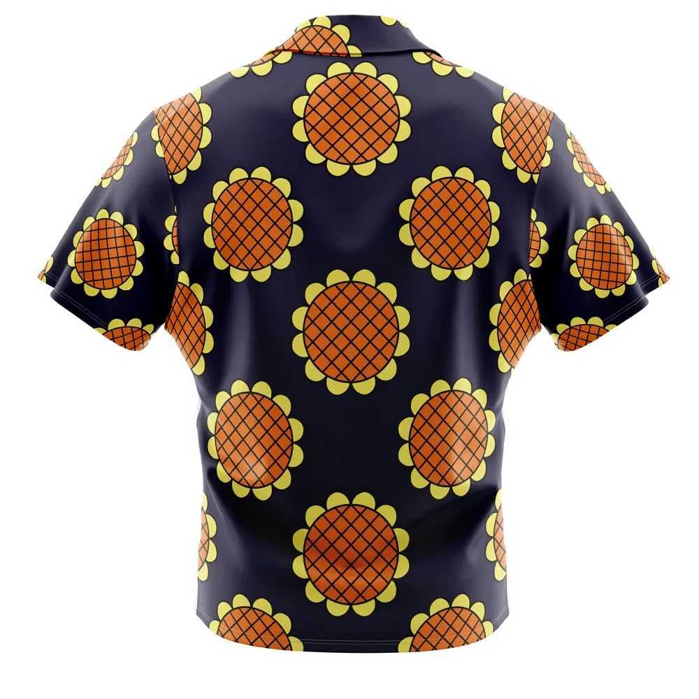Vegeta Badman Pink Dragon Ball Z ButtonUp Hawaiian ShirtT250222