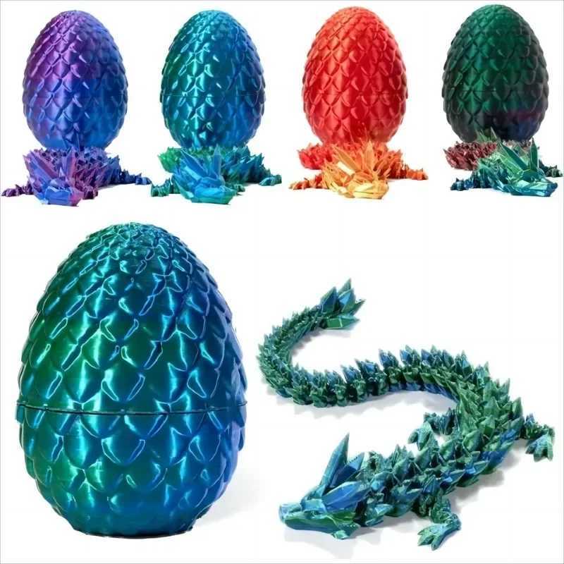 8cm 3D printed dragon eggs fun decoration in homes and offices well as cool images for Chinese festivals. Free shipping