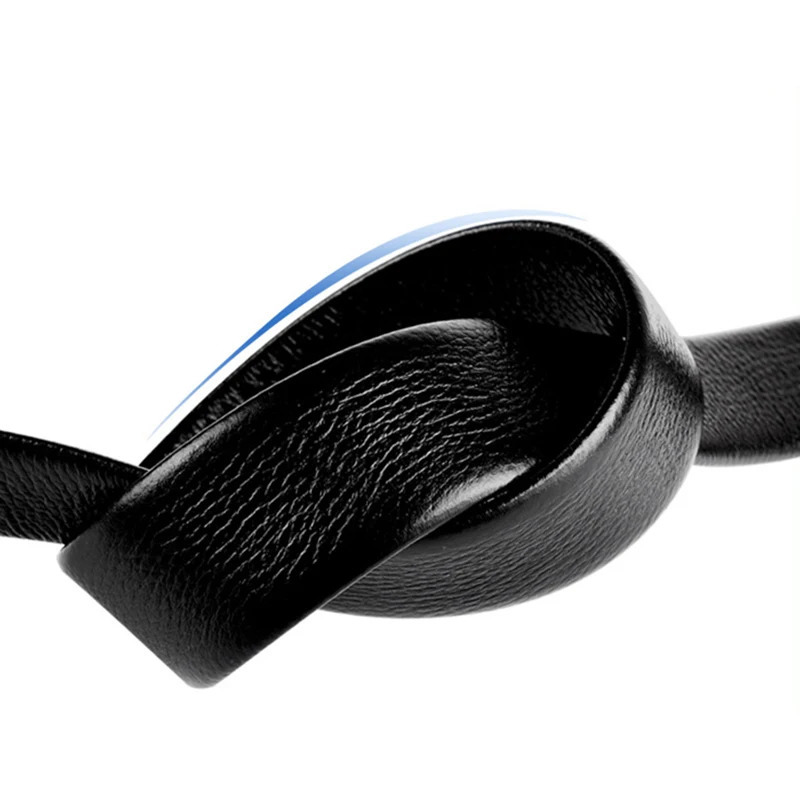No Buckle 35cm Wide Genuine Leather Automatic Belt Body Strap Without Belts Men Good Quality 140 150 160cm 250213