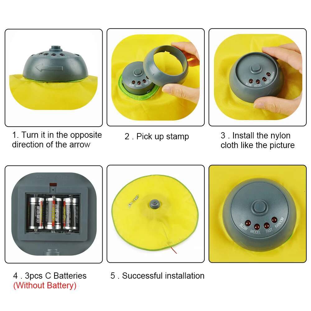 4 Speeds Motion Undercover Mouse Fabric Moving Feather Interactive Pet For Kitty Automatic Electric Cat Toy Plate