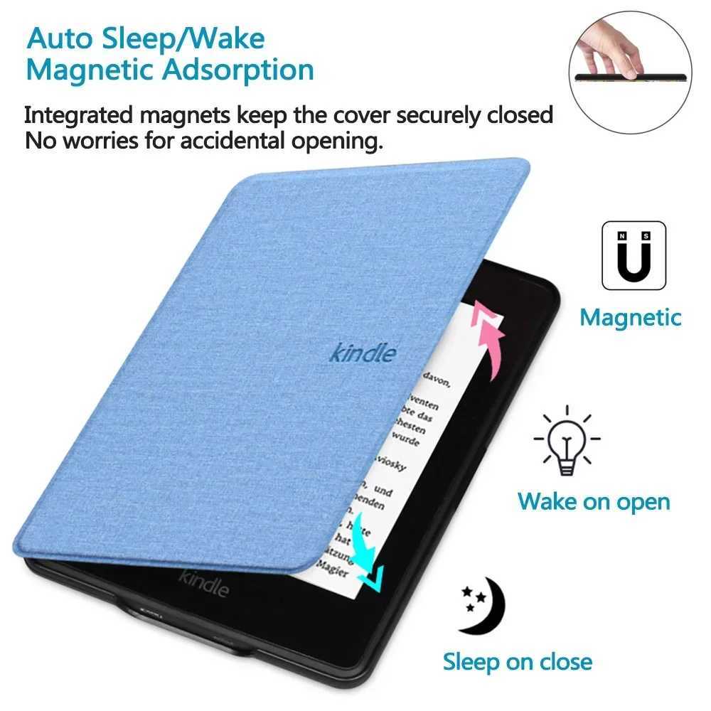 Smart Case For Kindle Paperwhite 12th Generation case 2024 Soft TPU Silicone Cover for Kindle Paperwhite 2024 7 inch (12th Gen) Z250222