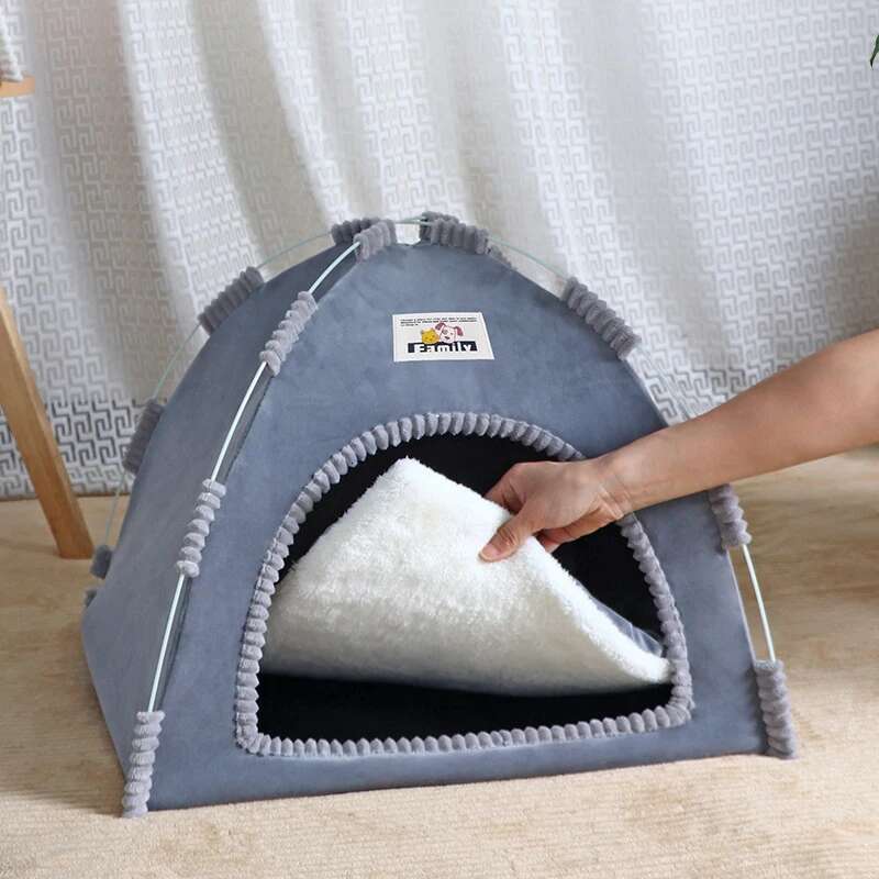 House Tent Four Seasons Universal Cat and Dog Pet Nest Summer Cool Mat Outdoor Portable Foldable Breathable